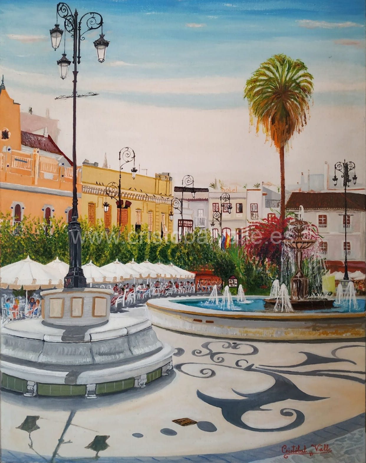 Plaza del Cabildo, veladores Taberna Juan