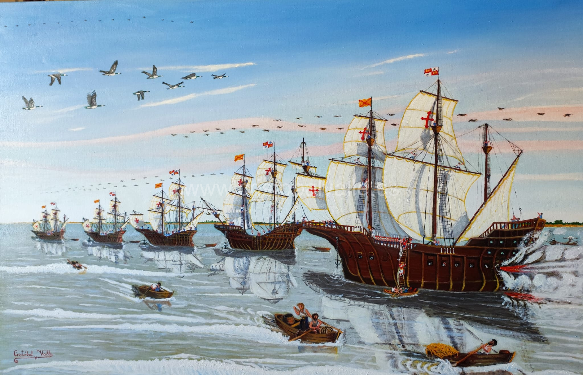 Salida Flota de Magallanes de Sanlúcar de Barrameda